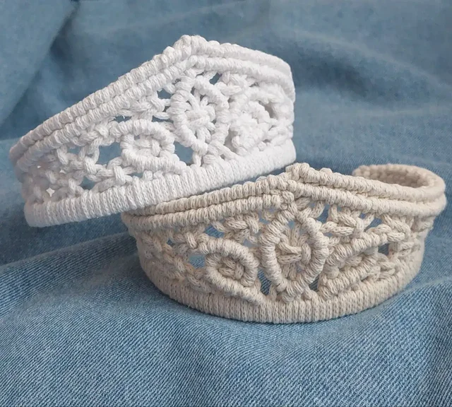 Кокошник-ободок в технике макраме ручной работы - Хобби и отдых в Заречный