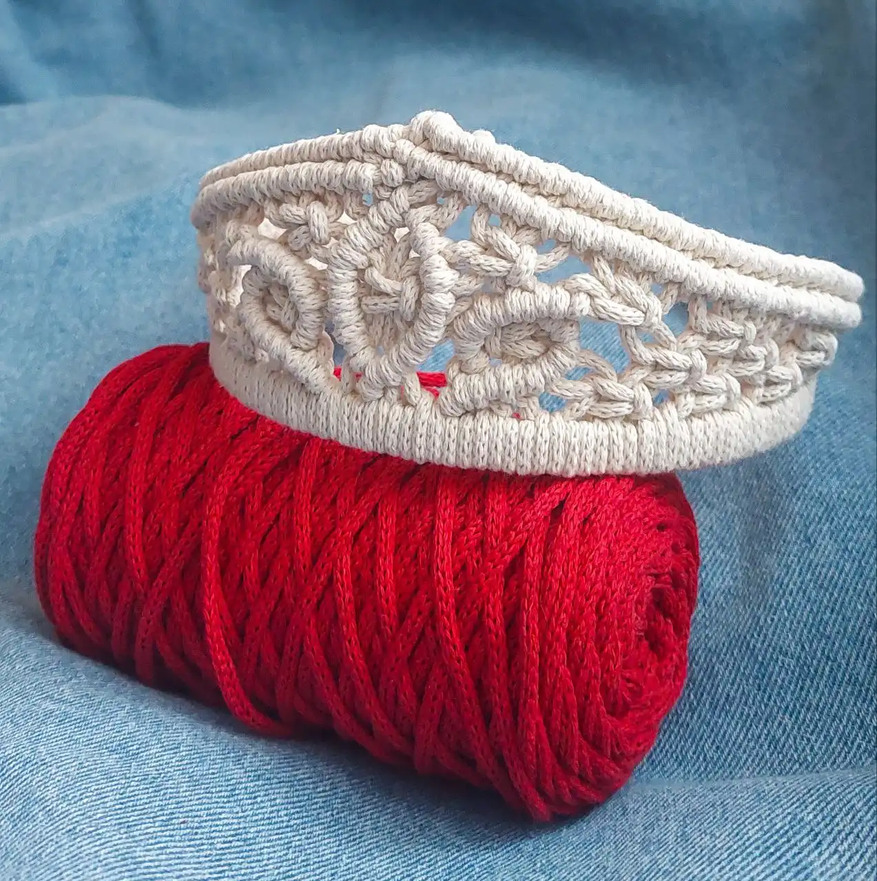 Кокошник-ободок в технике макраме ручной работы - Аксессуары ручной работы (Хобби и отдых) в Заречный