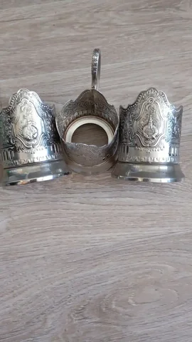 Советский подстаканник с символикой освоения космоса 1960-70 г. - Подарочные наборы в Заречный