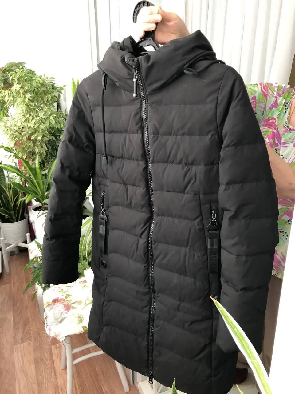 Женская куртка оверсайз черный матовый - Верхняя одежда (Одежда) в Заречный