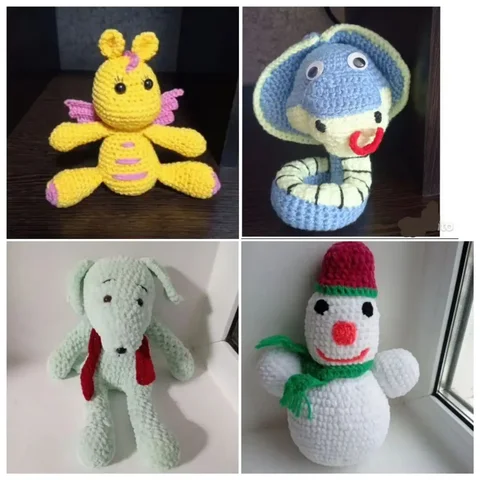 Вязаные игрушки ручной работы - частное объявление в Заречный, Пенза