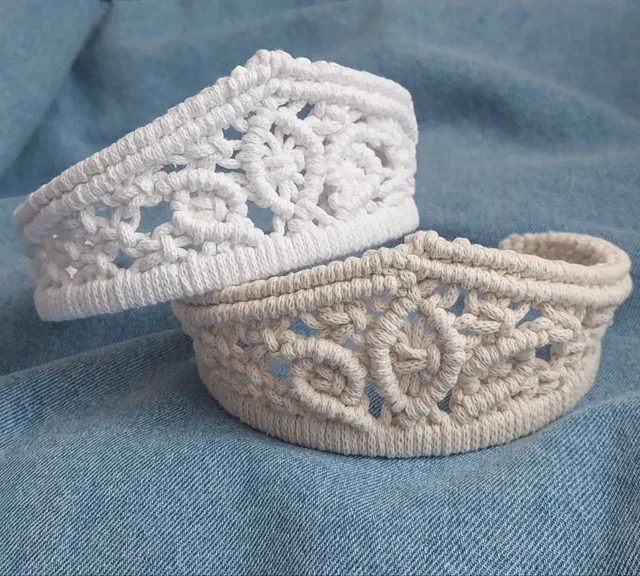 Кокошник-ободок в технике макраме - частное объявление в Заречный