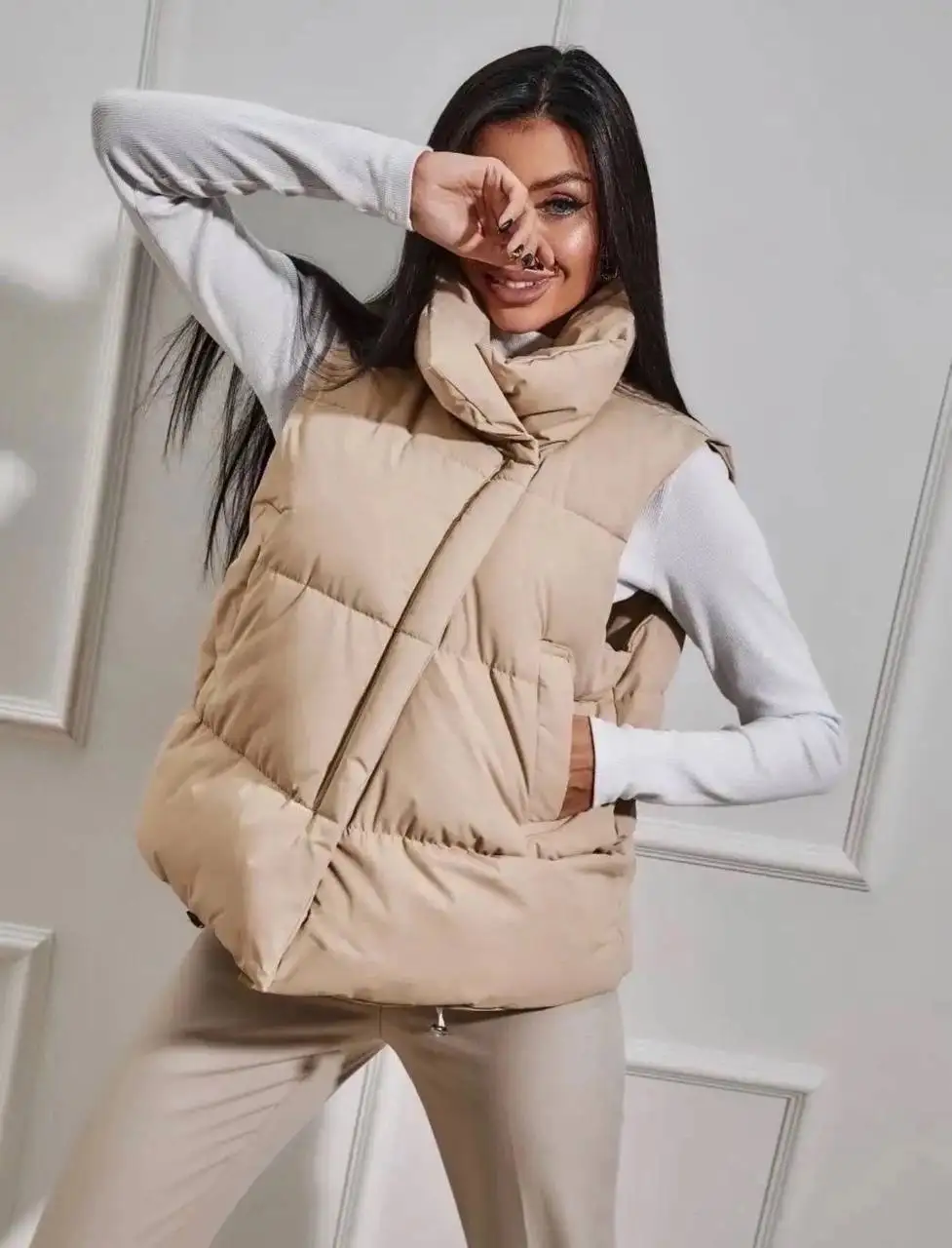 Жилетки оверсайс 42/50 размеры - Верхняя одежда (Одежда) в Заречный