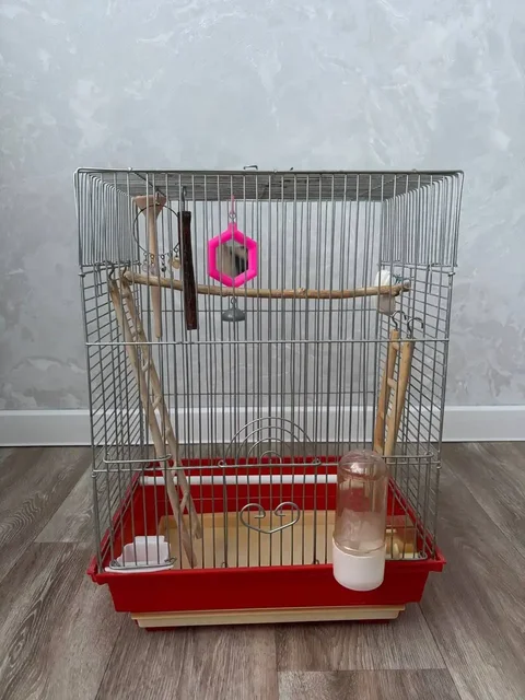Клетка для попугая 47×34 с аксессуарами - Птица в Заречный