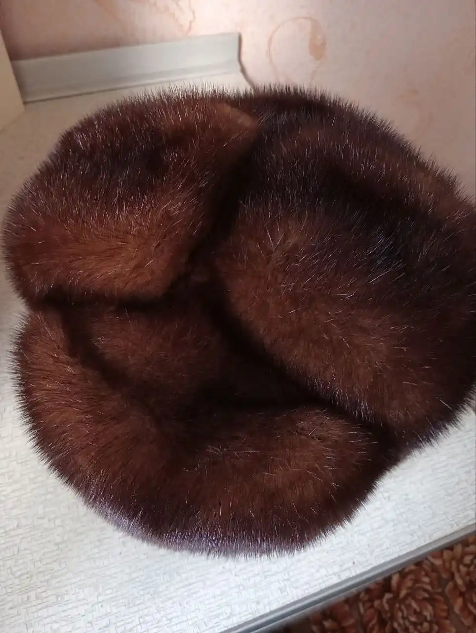 Мужская норковая шапка