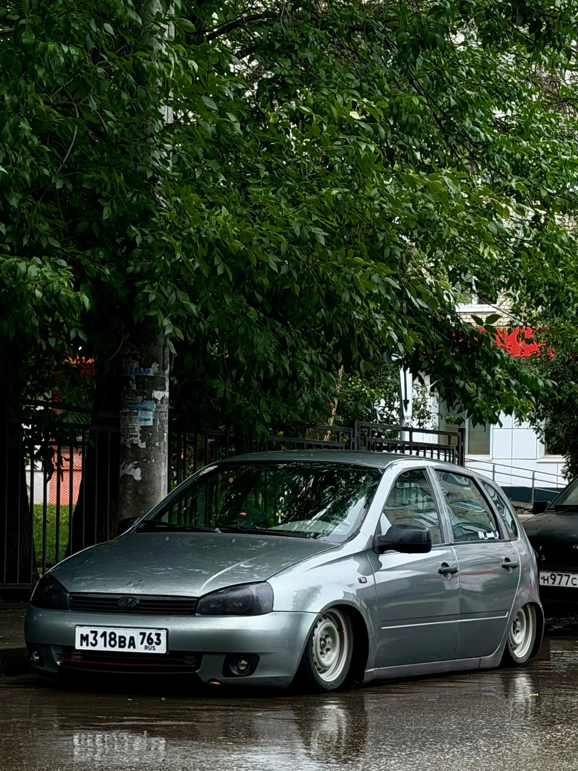 Lada Kalina 2010 на пневмоподвеске - Авто в Самара