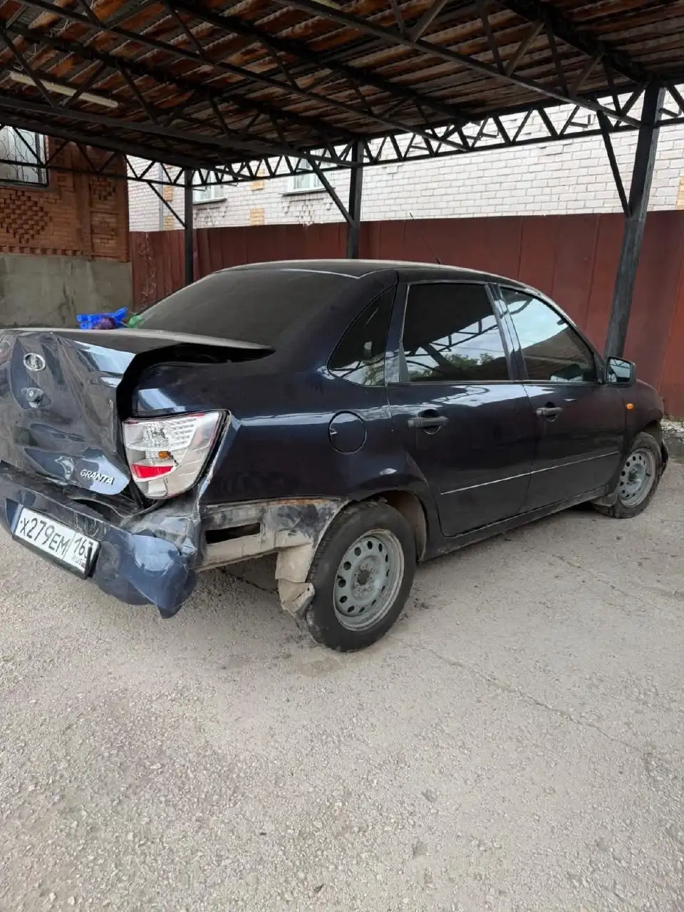 Lada Granta 2012 с АКПП и ГБО, требуется кузовной ремонт - Авто в Тольятти