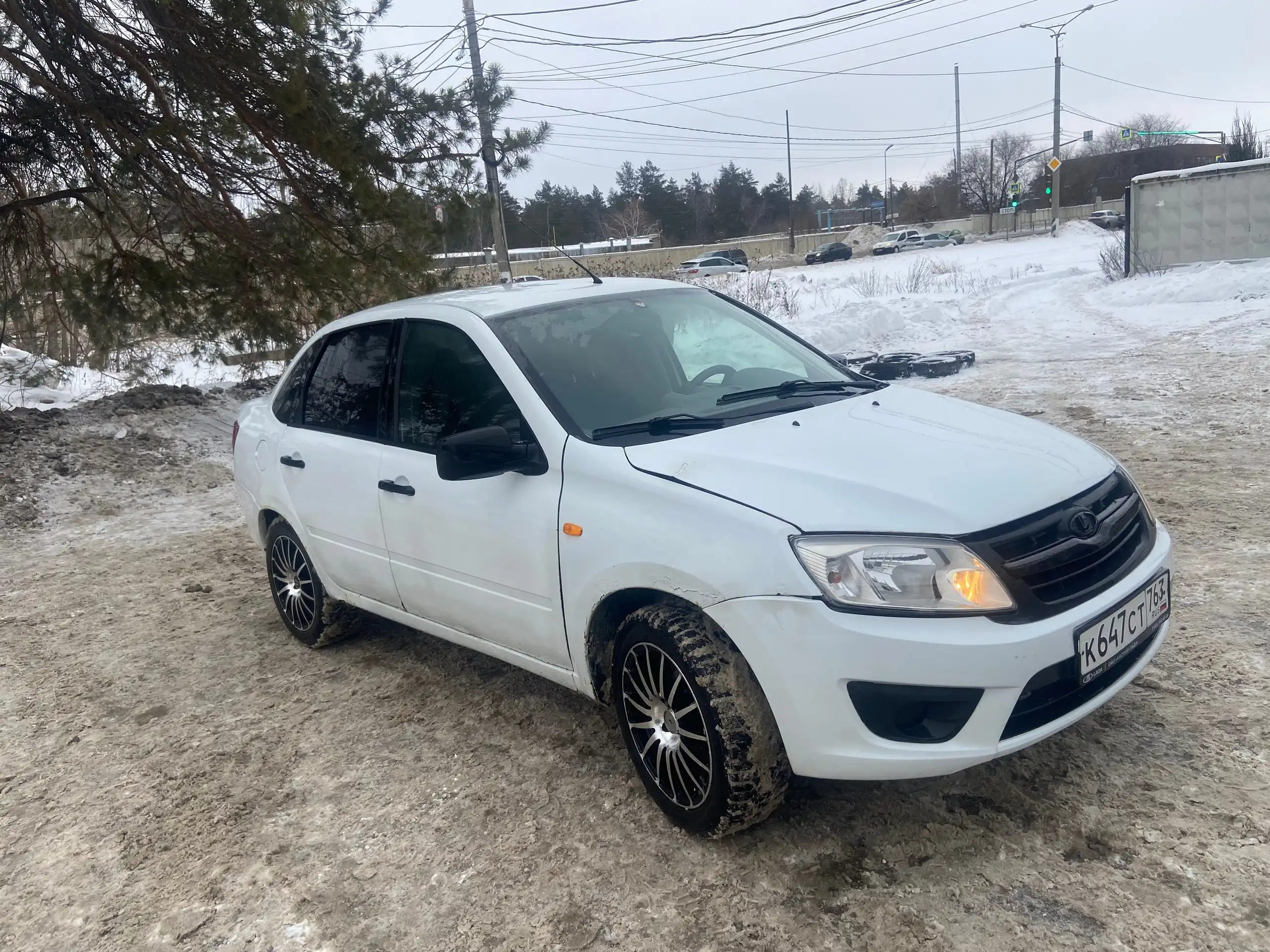 LADA Granta 2013, кондиционер, ходовая обслужена, пробег 168000 км
