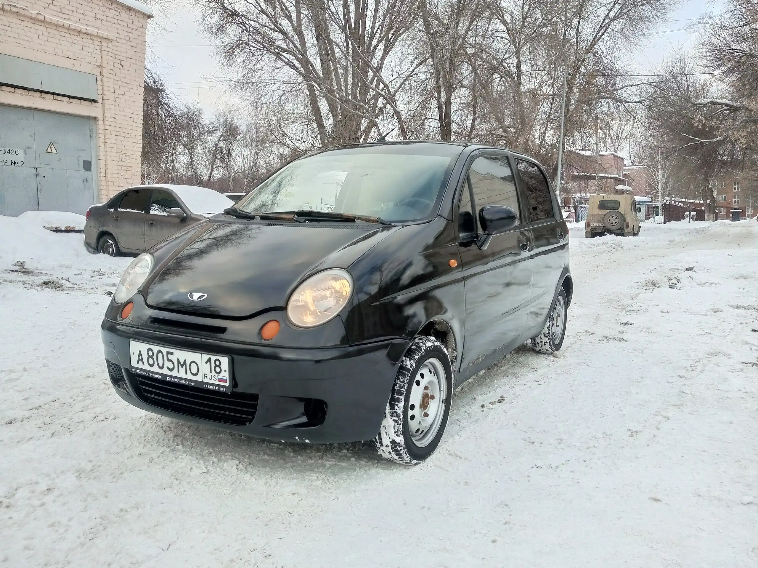 Daewoo Matiz 2011 черный, пробег 102300 км - Авто в Тольятти