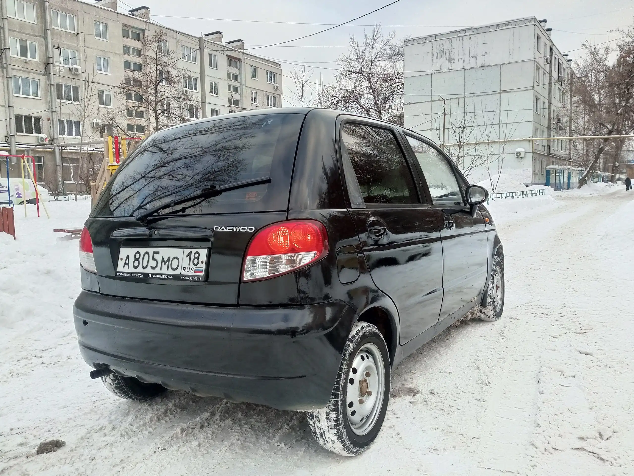 Daewoo Matiz 2011 черный, пробег 102300 км - Авто в Тольятти
