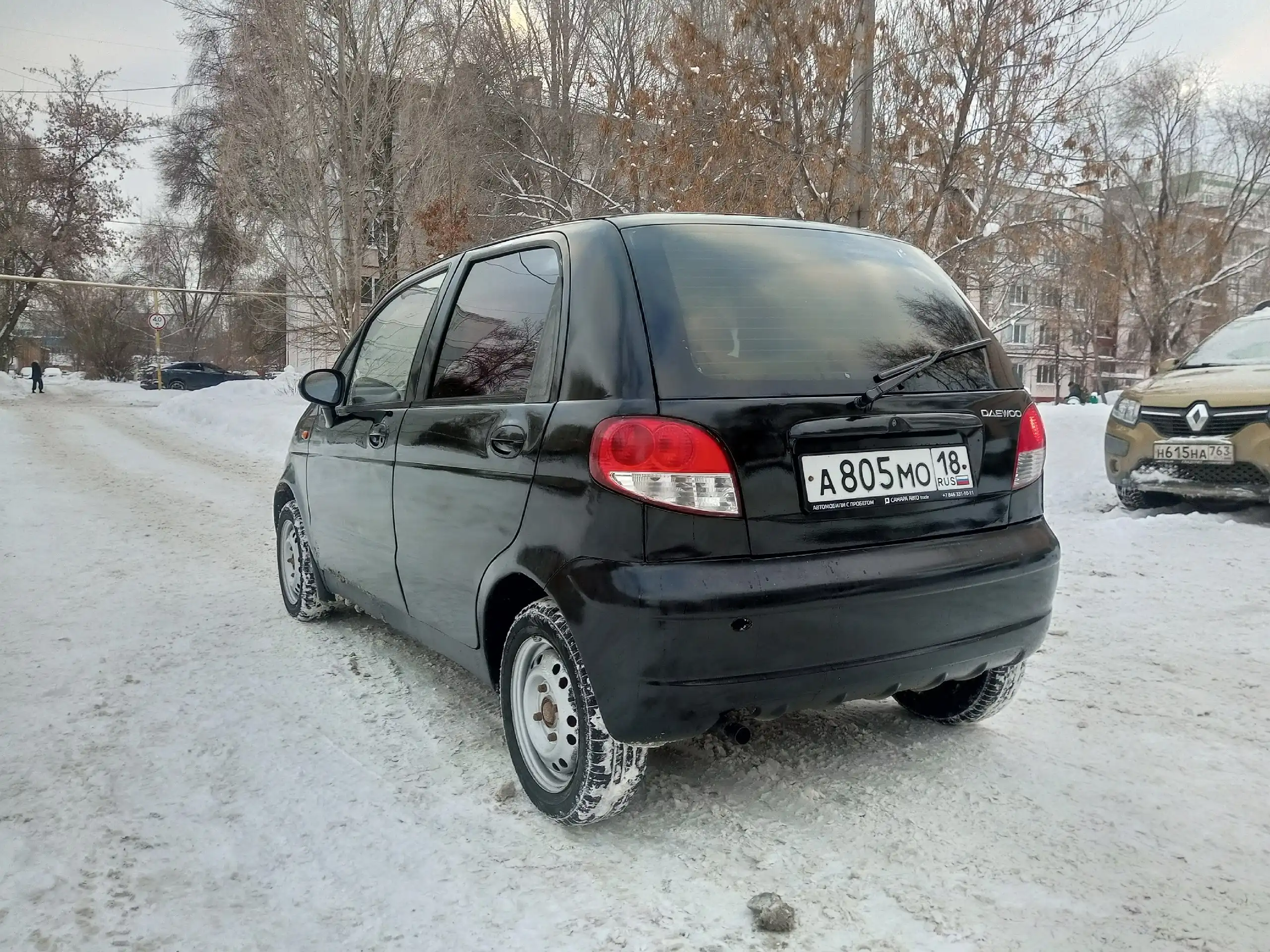 Daewoo Matiz 2011 черный, пробег 102300 км - Авто в Тольятти