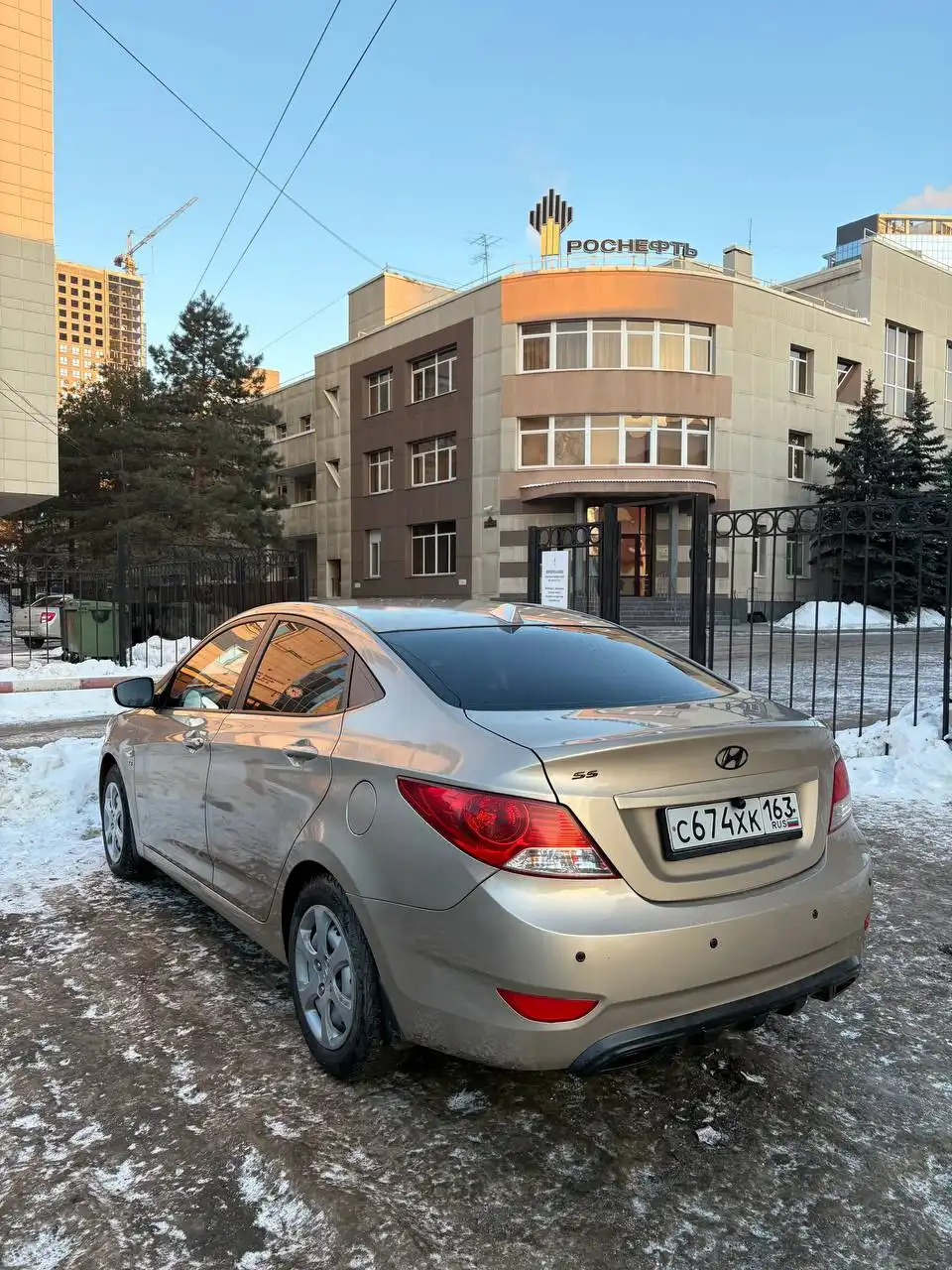Hyundai Solaris 2014 г. с полной историей обслуживания - Авто в Самара