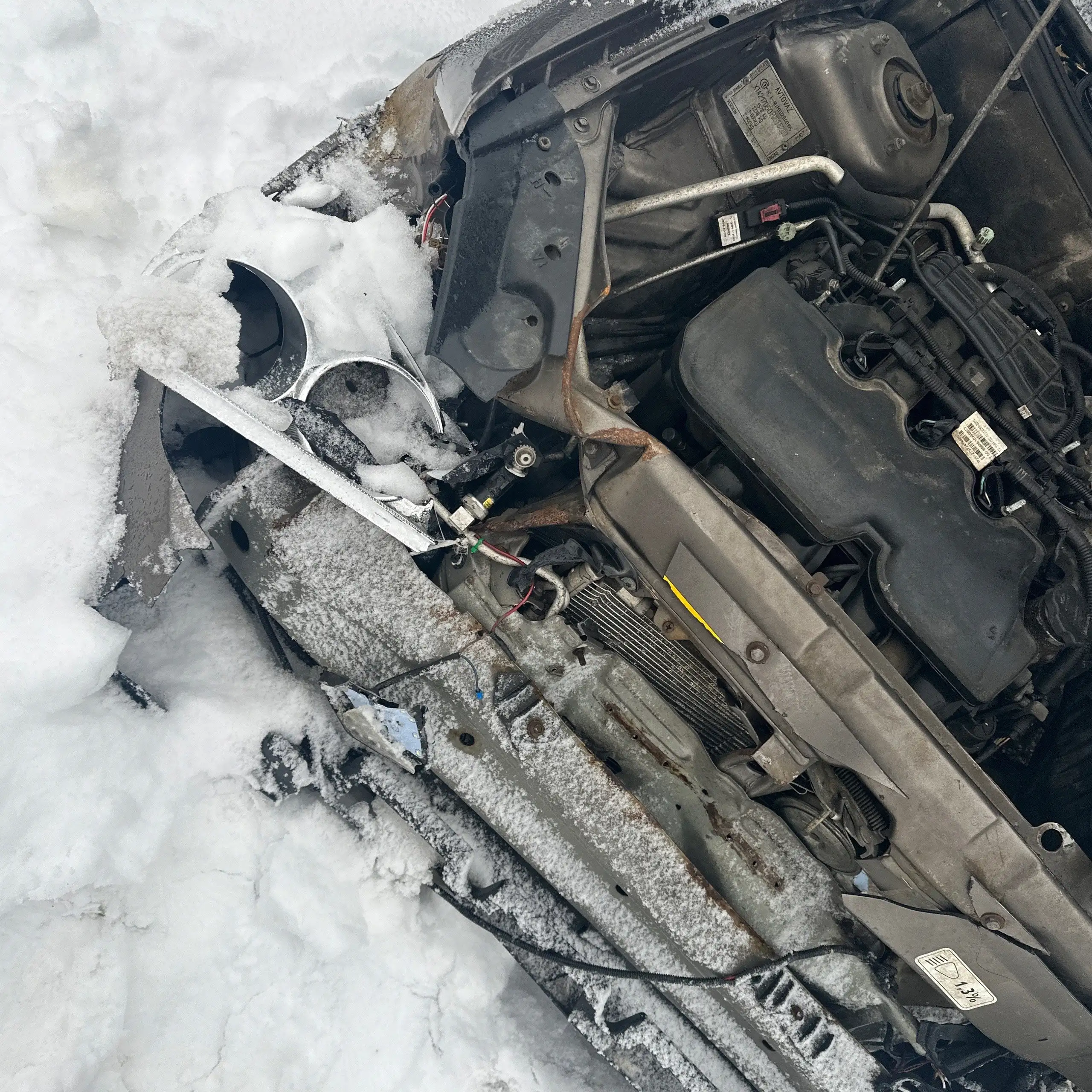 LADA Priora 2015 после ДТП на восстановление/разбор - Автомобили с пробегом (Авто) в Самара/Тольятти