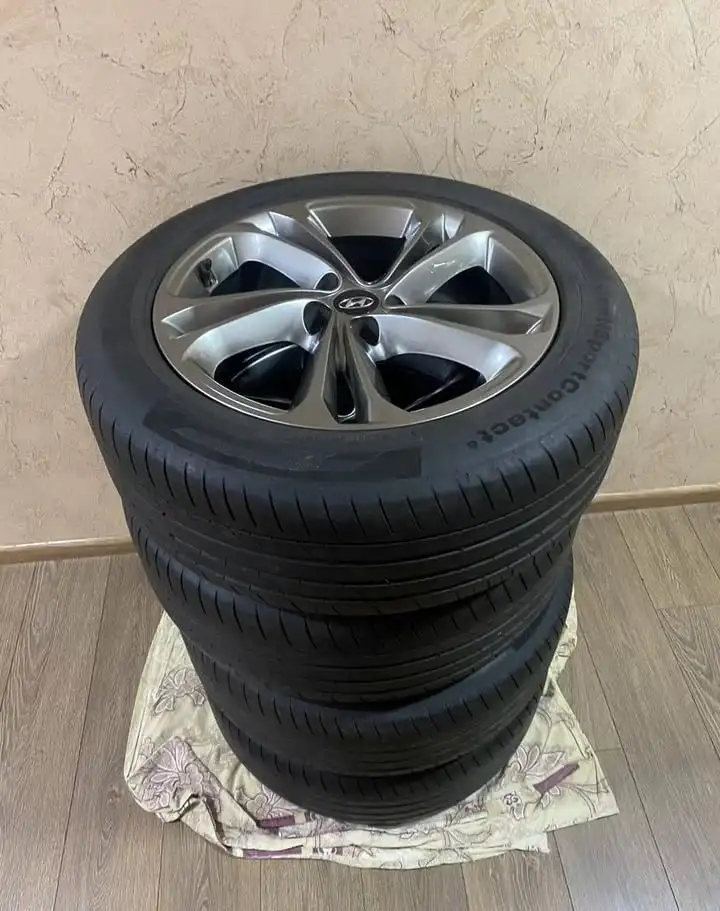 Колеса в сборе для Hyundai Santa Fe 4 оригинальные R19 - Запчасти (Авто) в Тольятти