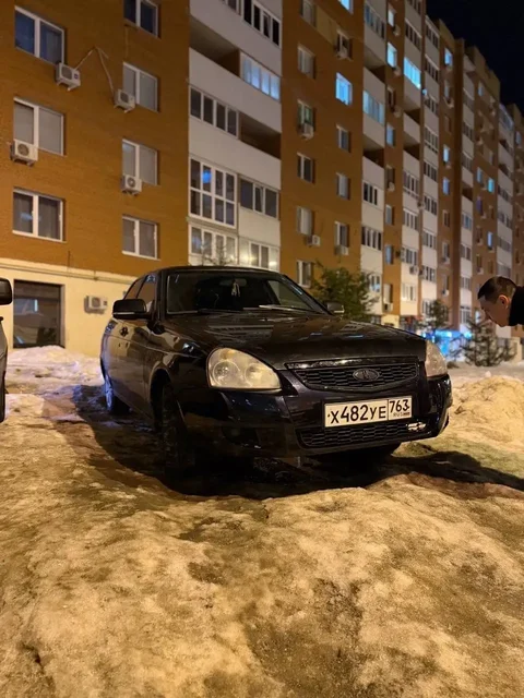 Lada Priora 2007 черный с капитальным ремонтом двигателя - SUV в Тольятти