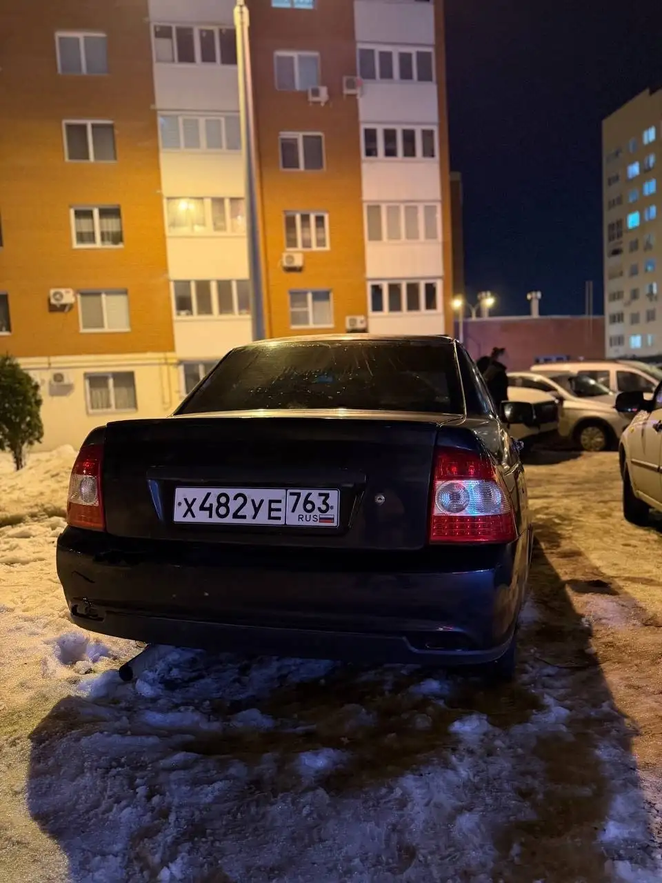 Lada Priora 2007 черный с капитальным ремонтом двигателя - Легковые автомобили (Авто) в Тольятти