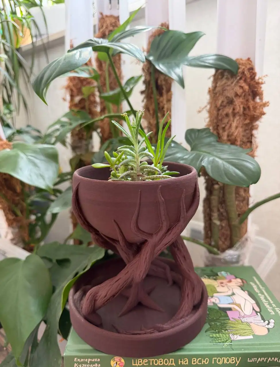 Кашпо для фитильного полива растений - Растения и сад (Для дома и дачи) в Братск