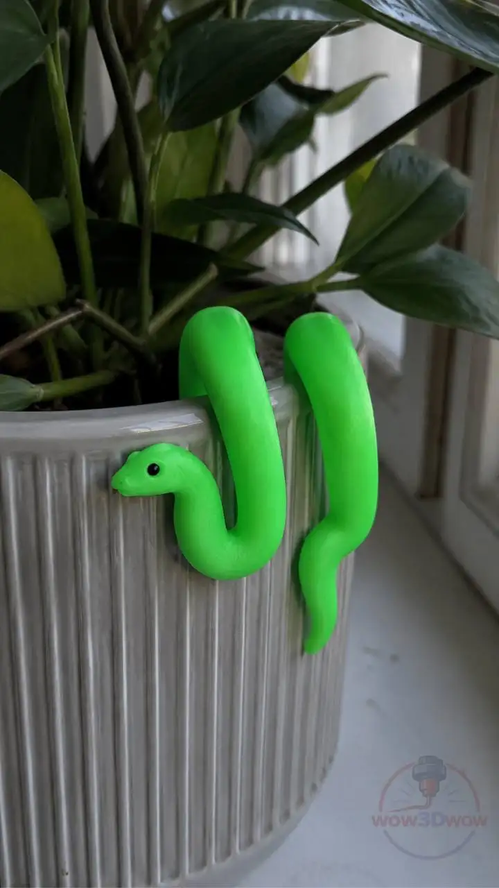 3D-печатные люминесцентные змейки для цветочных горшков - 3D-печать (Хобби и отдых) в Калуга