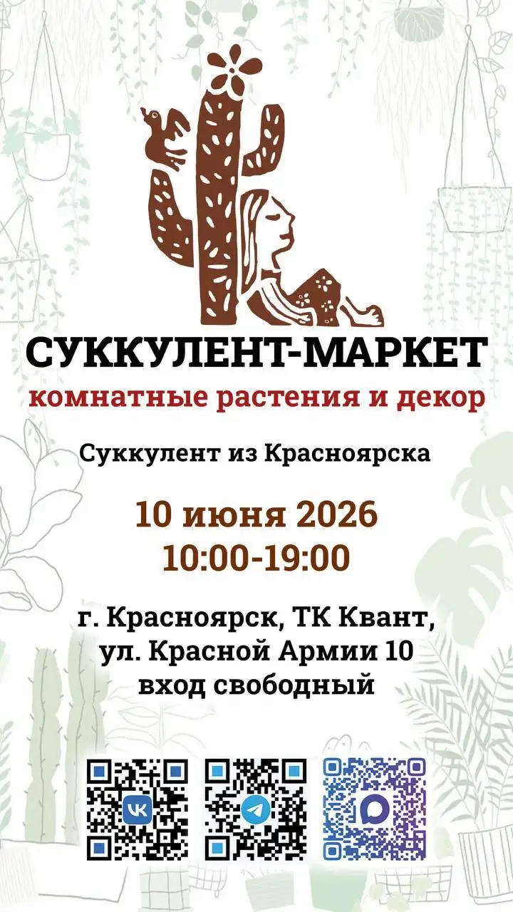 Суккулент-маркет комнатных растений и декора - Растения (Хобби и отдых) в Красноярск