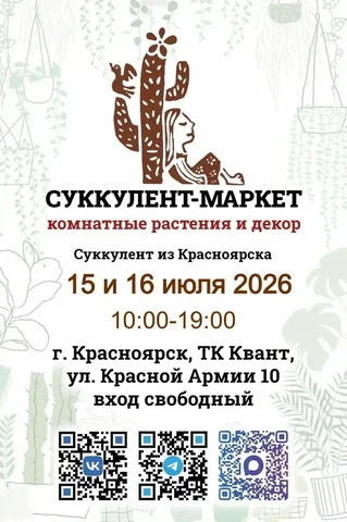 Суккулент-маркет комнатных растений и декора - Фитнес и здоровье в Красноярск