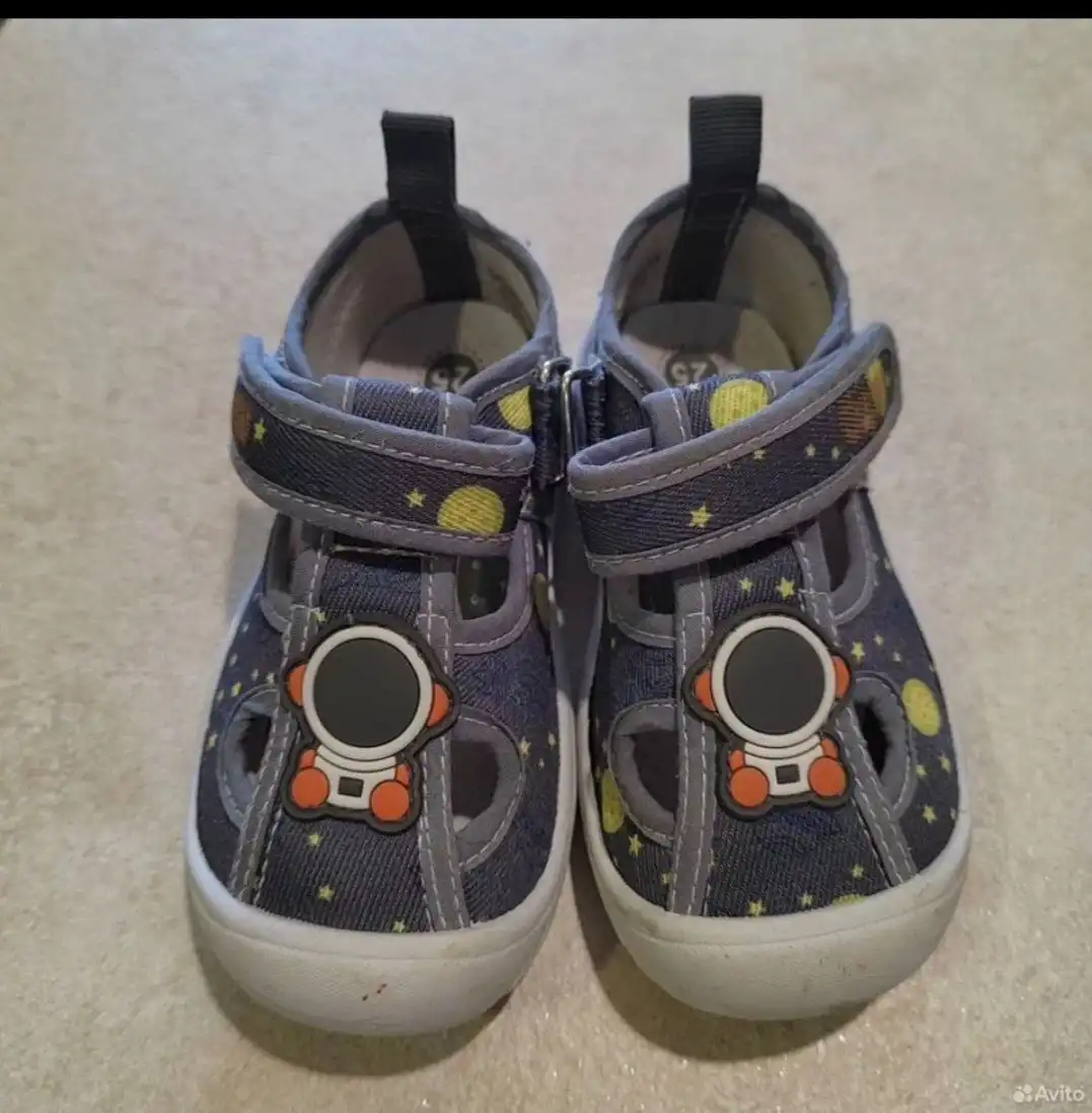 Текстильные сандали для мальчика