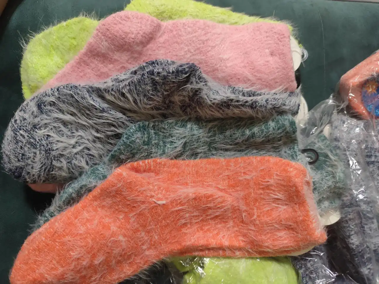 Женские махровые носочки