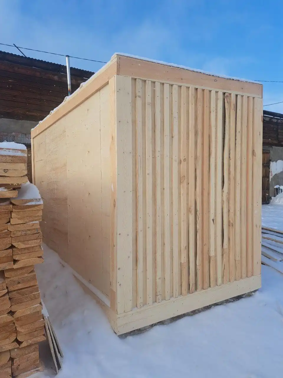 Продажа бытовки с электричеством и утеплением