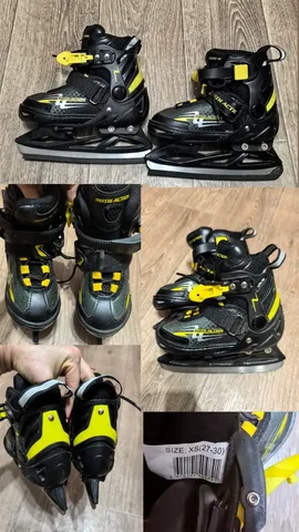 Коньки раздвижные размер 27-30 в состоянии новых - Хобби и отдых в Иркутск