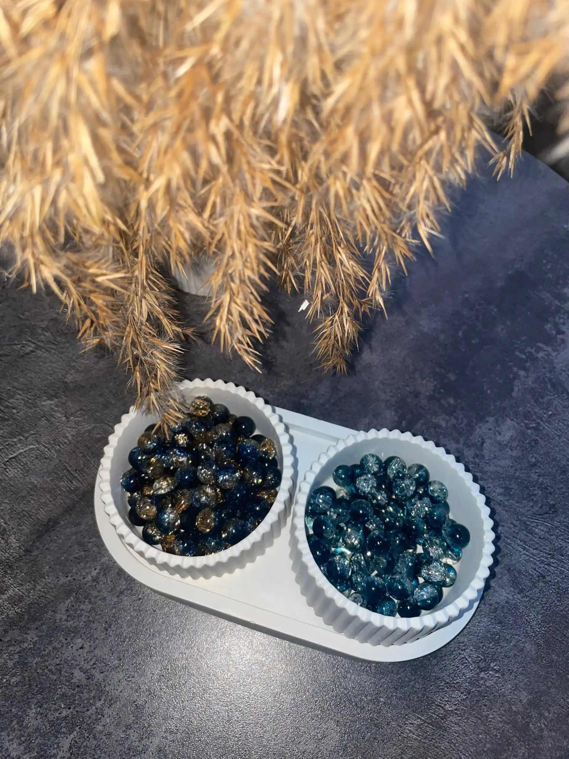 Продам бусины для рукоделия из сахарного кварца и мрамора