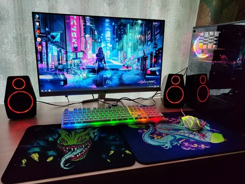 Продам игровой компьютер в сборе с монитором HP 27 дюймов - Акустика в Иркутск