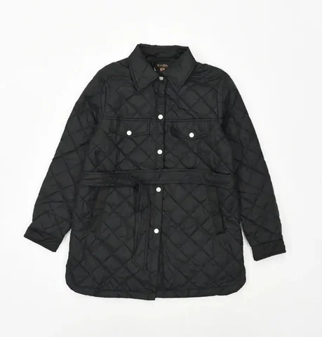 Куртка весенняя черная стеганая размер 42-44 - Одежда в Иркутск