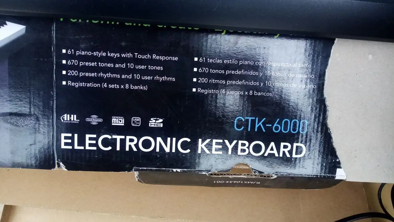 Синтезатор Casio CTK 6000 - Музыкальные инструменты (Электроника) в Иркутск