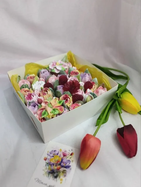 Зефирные букеты и десерты к 8 марта - Кулинария/Десерты в Шелехов