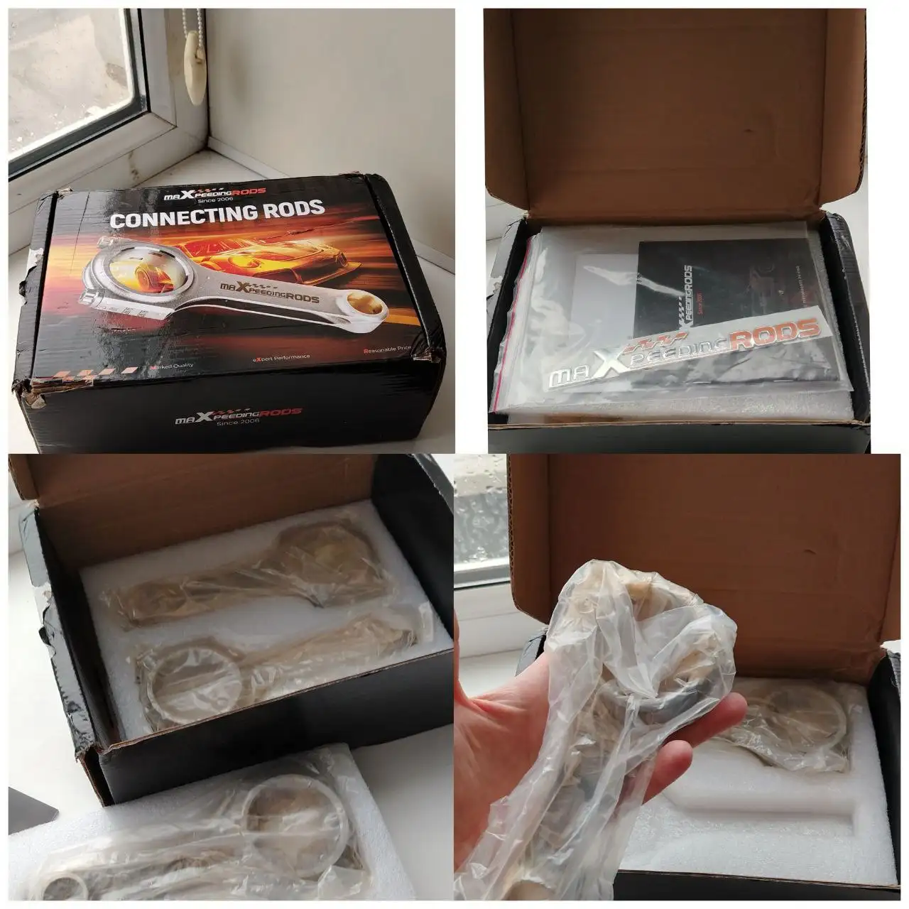 Кованые шатуны Maxspeedingrods H-beam для Toyota 5S-FE - Двигатель (Запчасти) в Иркутск