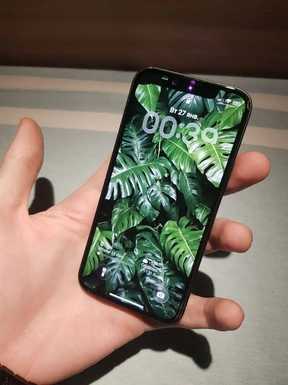 Обмер на зеленый мини 256гб 100 акб с немного битой матрицей - Смартфоны (Электроника) в Нижний Новгород