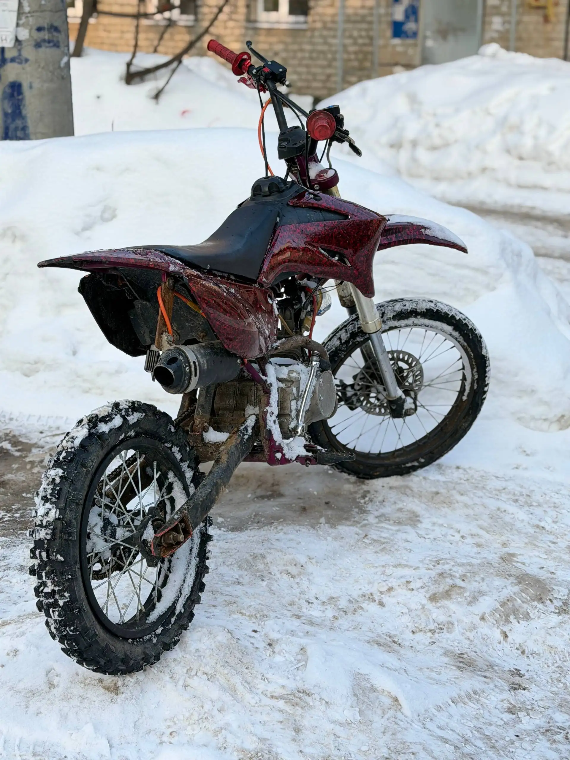 Питбайк 125 кубов на запчасти - Мототехника (Авто) в Нижний Новгород