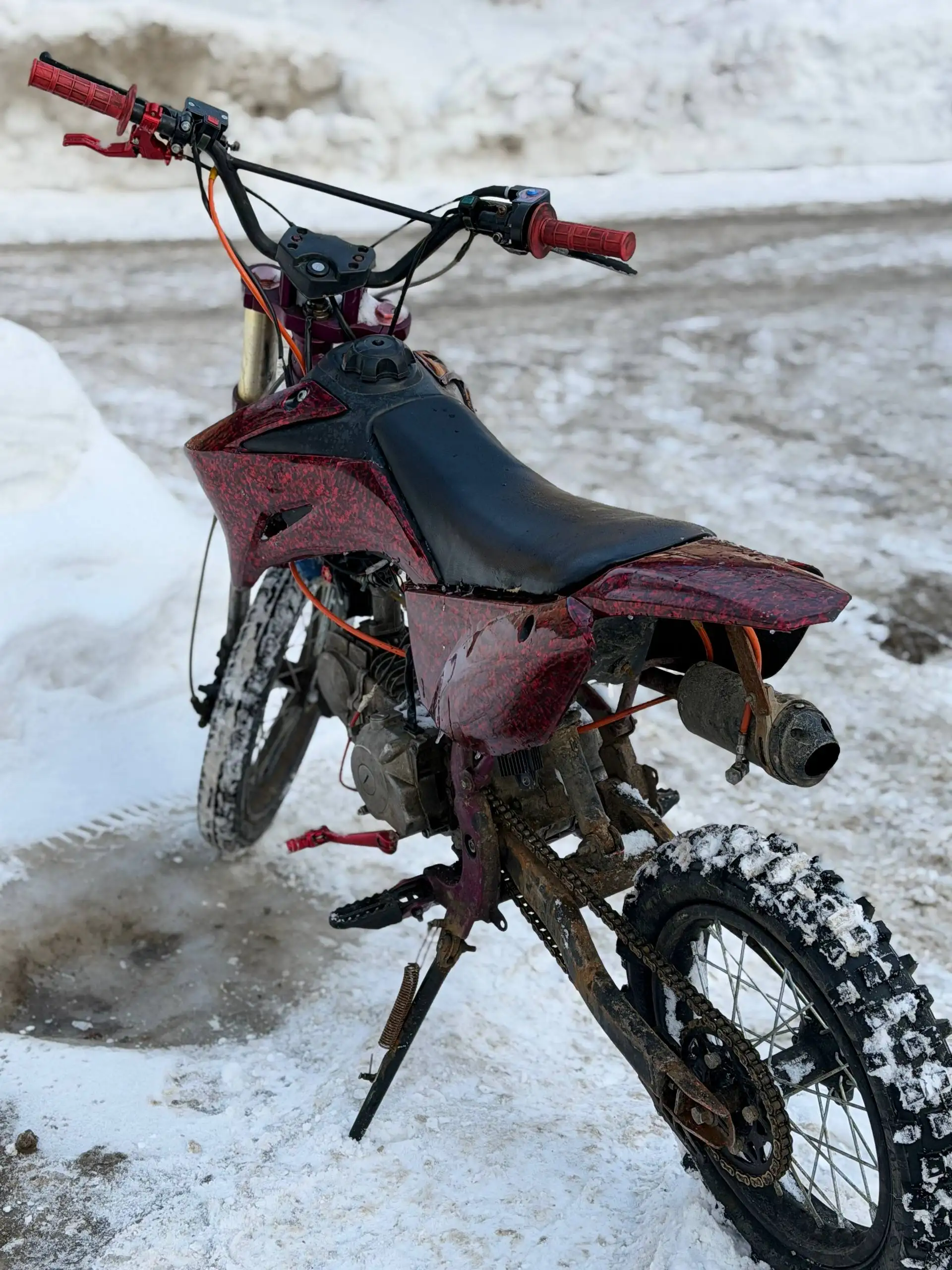 Питбайк 125 кубов на запчасти - Мототехника (Авто) в Нижний Новгород