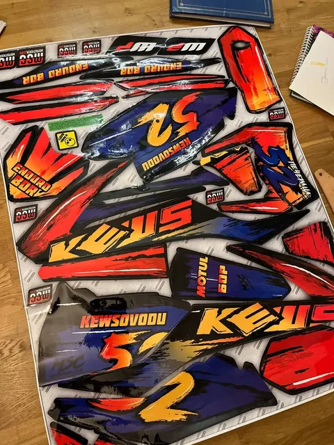 Поклейка графики на эндуро и питбайки - частное объявление в Нижний Новгород