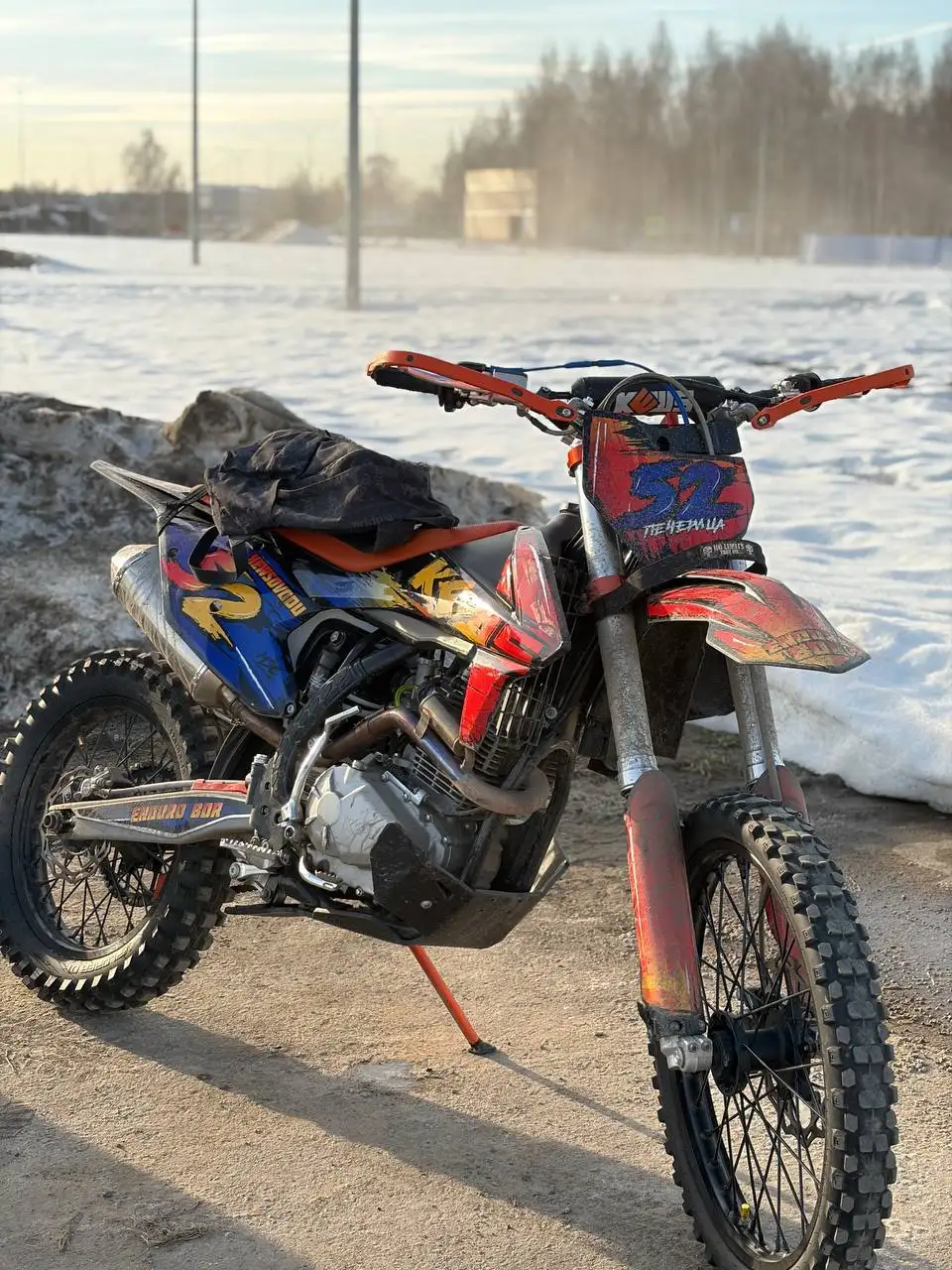 Поклейка графики на эндуро и питбайки - Автоуслуги (Услуги) в Нижний Новгород