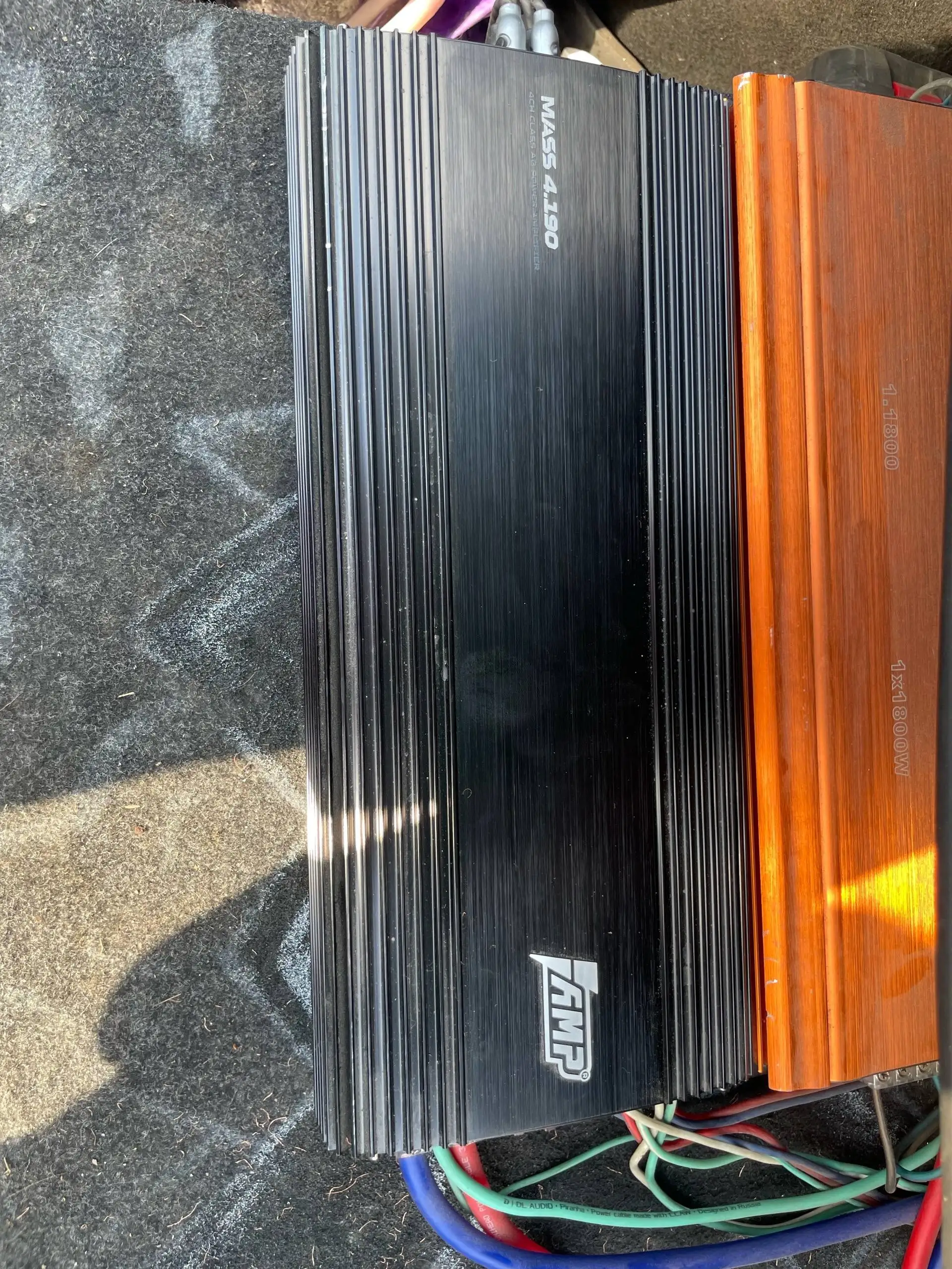 Усилитель AMP Mass 4.190 и сабвуфер Dynamic State Viking VSW-422 - Автозвук (Авто) в Нижний Новгород