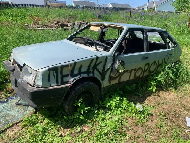 Продам битую машину за 15 000 - Питбайк в Нижний Новгород