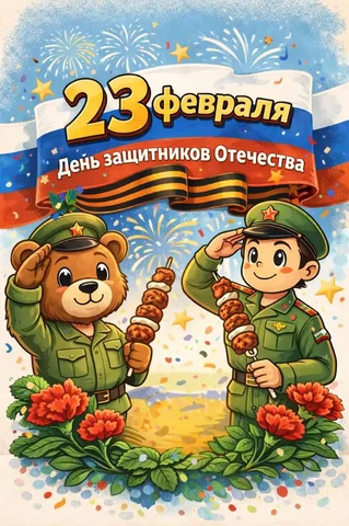 Шашлык, курочка-гриль, шаверма и закуски с мангала на 23 февраля - Кейтеринг/доставка еды в Новые Бурасы