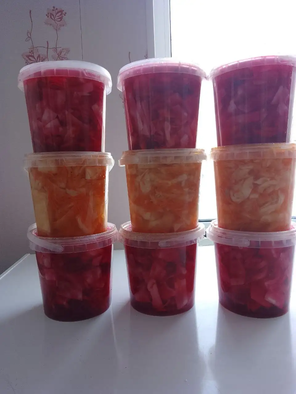 Домашние заготовки: маринованная капуста, сало, овощи - Продукты питания (Барахолка) в Бурасы