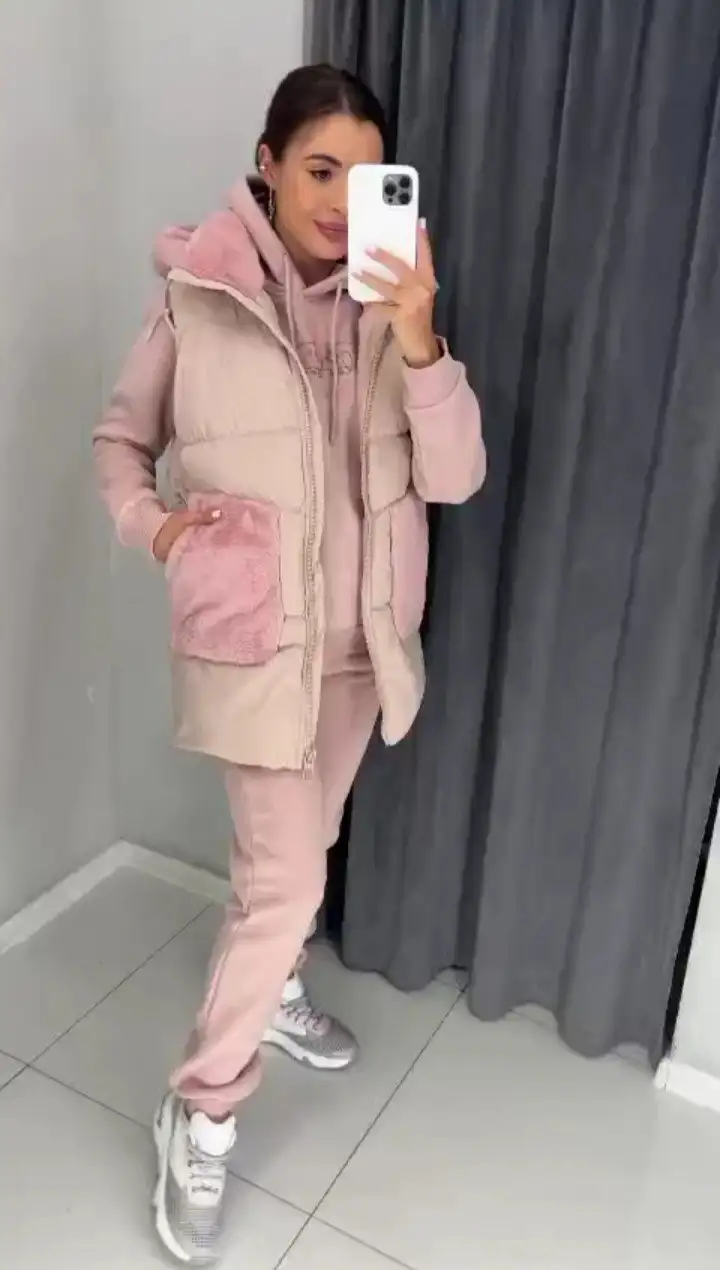 Спортивный костюм тройка на флисе - Спортивная одежда (Одежда) в Бурасы