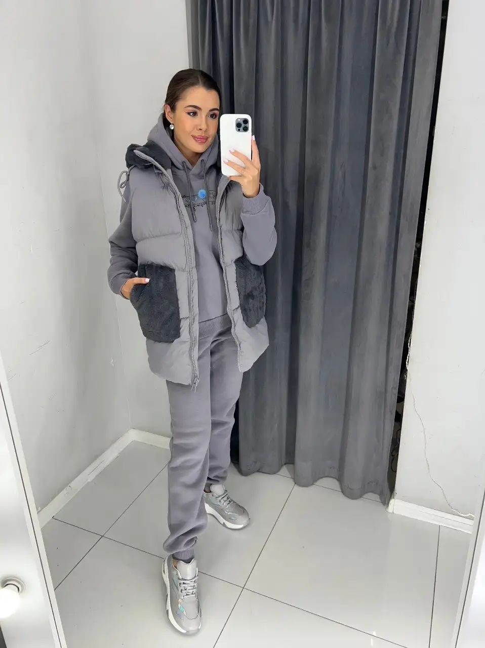 Спортивный костюм тройка на флисе - Спортивная одежда (Одежда) в Бурасы