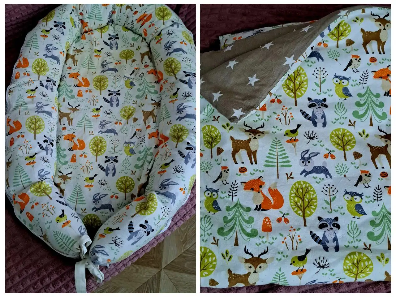 Продам комплект кокон и одеяло - Детский текстиль (Товары для детей) в Новые Бурасы