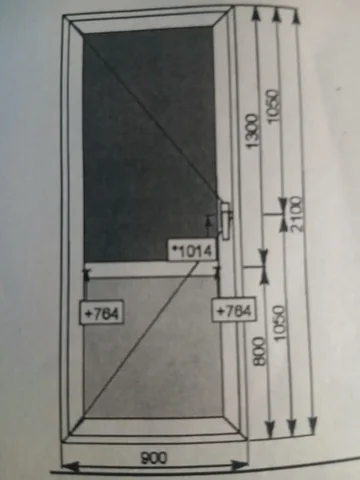 Продажа новой пластиковой двери - частное объявление в Новые Бурасы