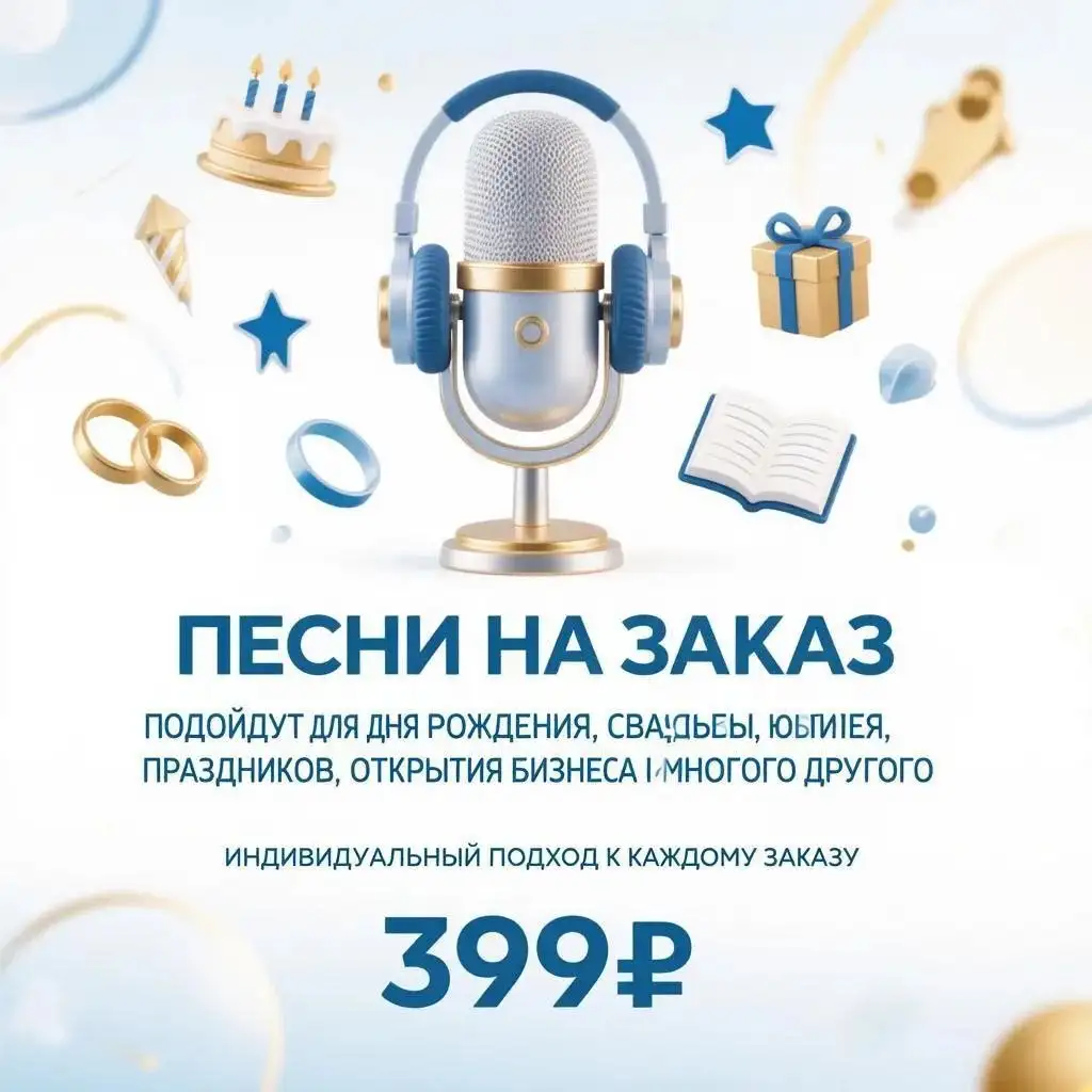 Персональные песни на заказ - Услуги в Новые Бурасы