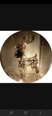 Светящийся новогодний олень 61 см - Хобби и отдых в Новые Бурасы