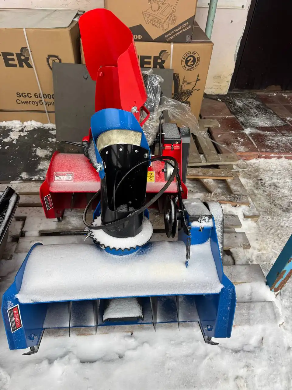 Снегоуборщики, мотобуксировщики, прицепы с доставкой - Снегоуборщики и мотобуксировщики (Барахолка) в Бурасы